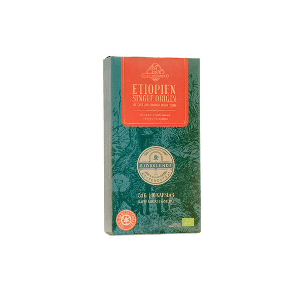 Etiopien Single Origin Kaffekapslar - Barista och Espresso