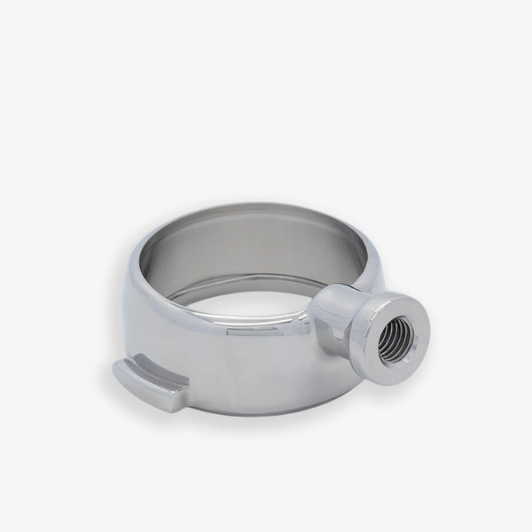 Portafilterhuvud 58 mm rostfritt stål - bottenlöst