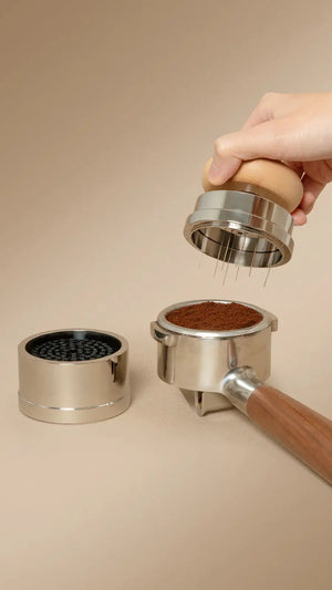 Pucks Espresso Accessories Set - Wooden TIMEMORE