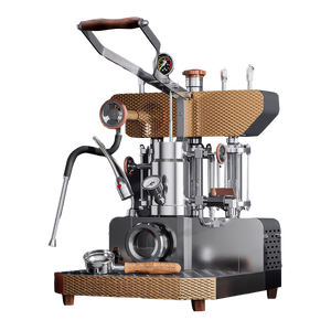 Aleman 6S flaggskepp Dual Boiler Spak Machine | Mättad gruppchefsteknik