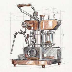 Aleman 6S flaggskepp Dual Boiler Spak Machine | Mättad gruppchefsteknik