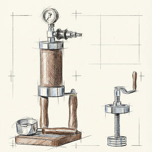 Aleman Nomad Hybrid Bärbar Espressomaskin | Handvev och pneumatisk 2-i-1