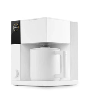 Vitt precisionskaffebryggare med modern design för handbryggning, del av Fellow, Kaffebryggare, Senaste nytt, allt om kaffe