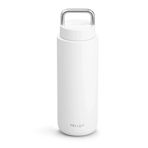 Vit isolerad termosmugg med bärhandtag för resa, del av Take away, Fellow, Senaste nytt, allt om kaffe.