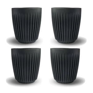 Mug 8oz Charcoal 4pcs - Huskee HUSKEE