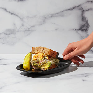 Lino Liten Tallrik - Svart