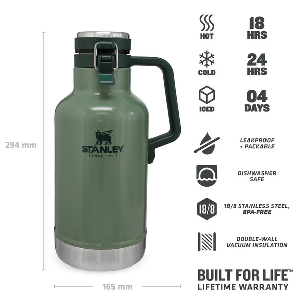 Thermos Growler Hammertone Green  1,9L