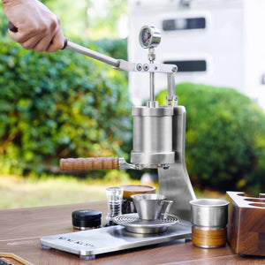 Aleman Sniper Espressomaskin med manuell spak | Precision Tower i rostfritt stål