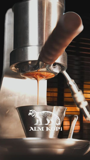 Aleman Sniper Espressomaskin med manuell spak | Precision Tower i rostfritt stål