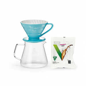 Keramisk droppkaffe brygg set V02 för 2 - 4 koppar - Barista och Espresso