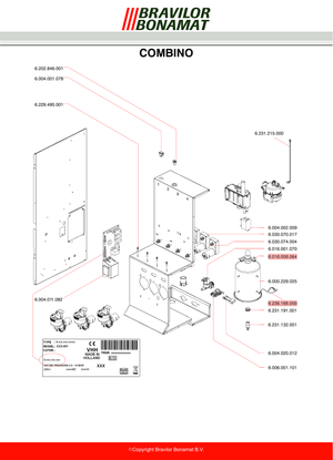 Bonamat Kanistermotor Freshmore - Reservdel OEM nummer: 6.030.070.017
