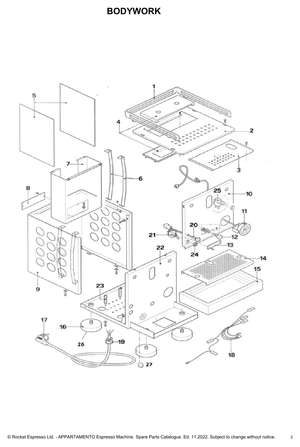 Rocket Sidopanel Appartamento opalvit (endast skiva) - Reservdel OEM nummer: A639905747
