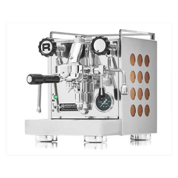 Appartamento Espressomaskin-Värmeväxlare-Rocket Espresso-Krom/Koppar-Barista och Espresso