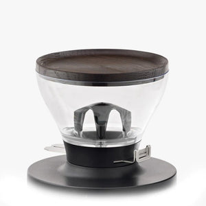 Trälock för Mahlkönig kvarn-Trälock till bönbehållare-Wiedemann Manufuktur-x54-Svart ek-Barista och Espresso